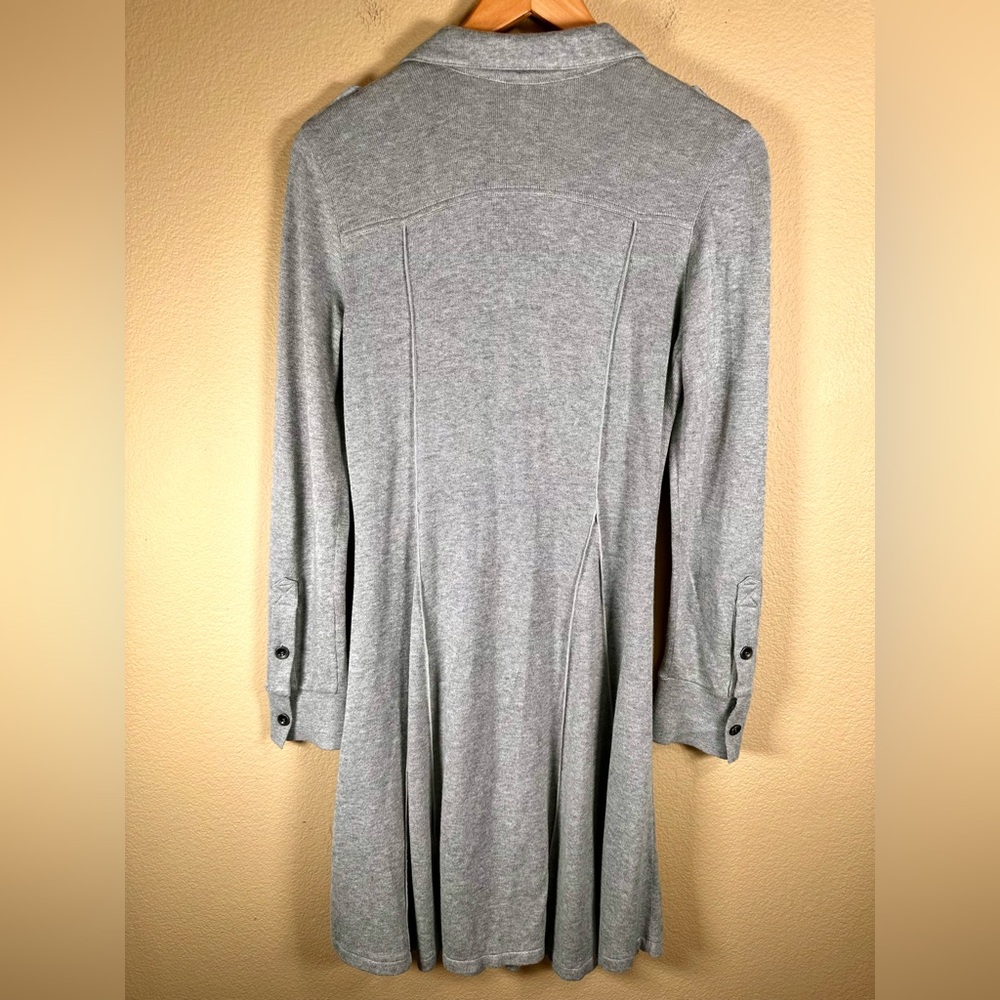 Free People Sweater Dress/Jacket/Cardigan Gray Button Down Long Sleeve - Picture 9 of 12